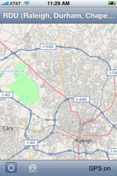 RDU (Raleigh, Durham, Chapel Hill) Maps Offline