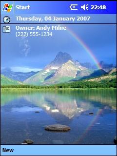 Rainbow AMF Theme for Pocket PC