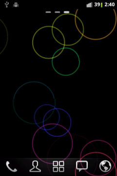 Rainbow Circles Live Wallpaper