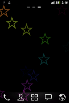 Rainbow Stars Live Wallpaper