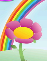 Rainbow flower Theme