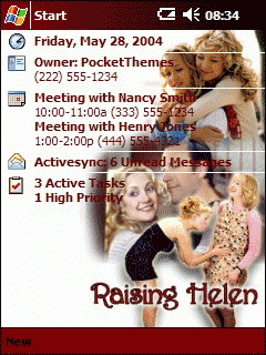 Raising Helen Animated Theme for Pocket PC