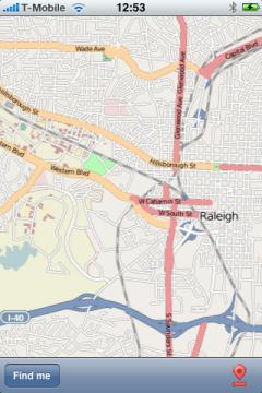 Raleigh Street Map