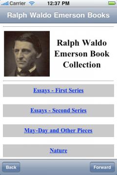 Ralph Waldo Emerson Book Collection