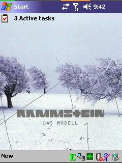 Rammstein - Das Modell Theme for Pocket PC