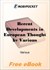 Recent Developments in European Thought for MobiPocket Reader