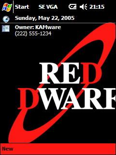 Red Dwarf 2 VGA Theme for Pocket PC