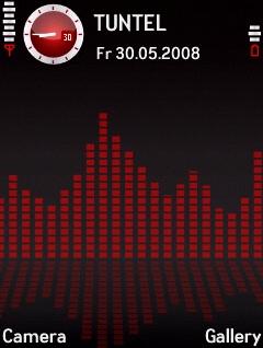 Red Equalizer 2 SVG Theme