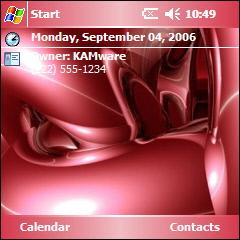 Red Hot Twisted Theme for Pocket PC