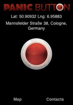 Red Panic Button (iPhone)