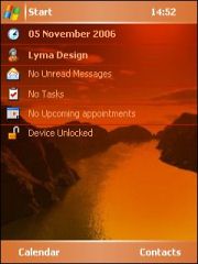 Red Valley Theme for Pocket PC