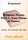 Religious Poems, Part 1 for MobiPocket Reader