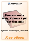 Renaissance in Italy Volume 1 The Age of the Despots for MobiPocket Reader