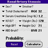 Renal Artery Stenosis Calculator