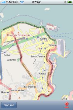 Rio de Janeiro Street Map