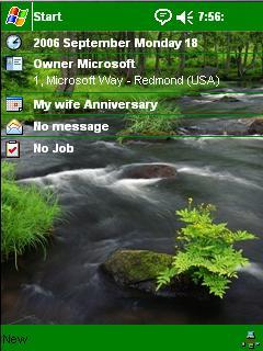River GB Theme for Pocket PC