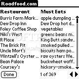 Roadfood.com Memorable Eateries