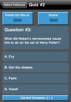 Robert Pattinson Quiz