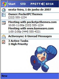 Rockman Power TZO Theme for Pocket PC