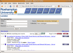 Roehampton Library TalisPrism - Firefox Addon