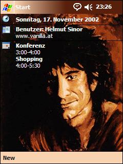 Ron Wood 2 Animated Theme for Pocket PC