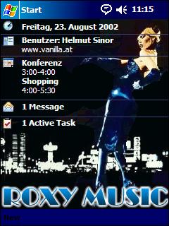 Roxy Music For Your Pleasure Animated Theme for Pocket PC