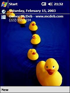 Rubber Ducks Theme for Pocket PC