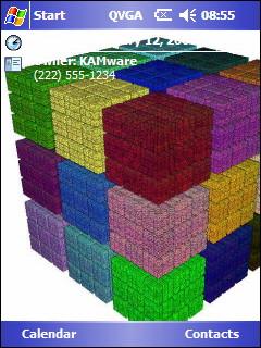 Rubics Cube Theme for Pocket PC