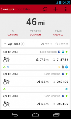 Runtastic Road Bike Pro for Android