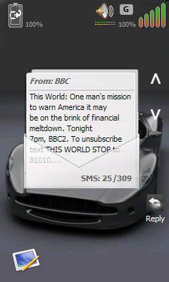 SMS Message Preview