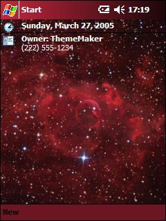 SP Stars and the Bubble Nebula Theme for Pocket PC