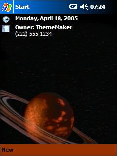 STNG Opening Scene Planet Theme for Pocket PC