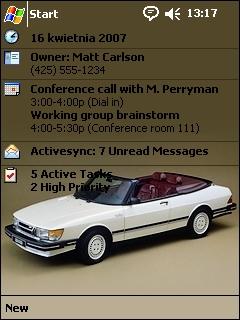 Saab 99 Cabrio DRC Theme for Pocket PC