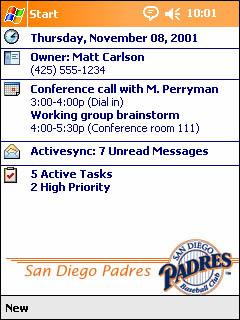 San Diego Padres Theme for Pocket PC