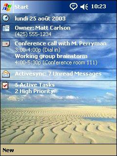 Sands MMM Theme for Pocket PC