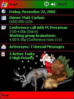 Santa 4 Theme for Pocket PC