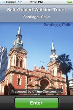 Santiago Walking Tours and Map