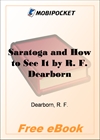 Saratoga and How to See It for MobiPocket Reader