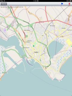 Sardinia Street Map for iPad