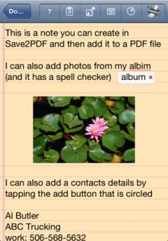 Save2PDF for iPhone