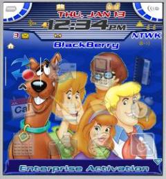 Scooby 1 Theme for Blackberry 7100