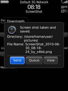 Screen Shot for BlackBerry