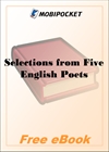 Selections from Five English Poets for MobiPocket Reader