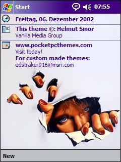 Set Me Free Animated Theme for Pocket PC