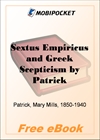 Sextus Empiricus and Greek Scepticism for MobiPocket Reader