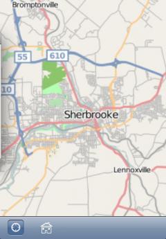 Sherbrooke (Canada) Map Offline
