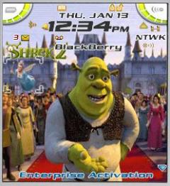 Shrek 4 Theme for Blackberry 7100