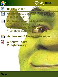 Shrek EE Theme for Pocket PC