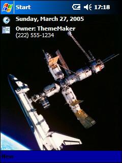 Shuttle and MIR Theme for Pocket PC