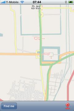 Siem Riep (Angkor Wat) Street Map